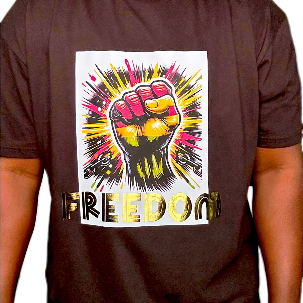 Freedom Afro TShirt unisex - Picture 1 of 4